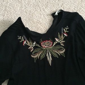Zara cute mini black dress